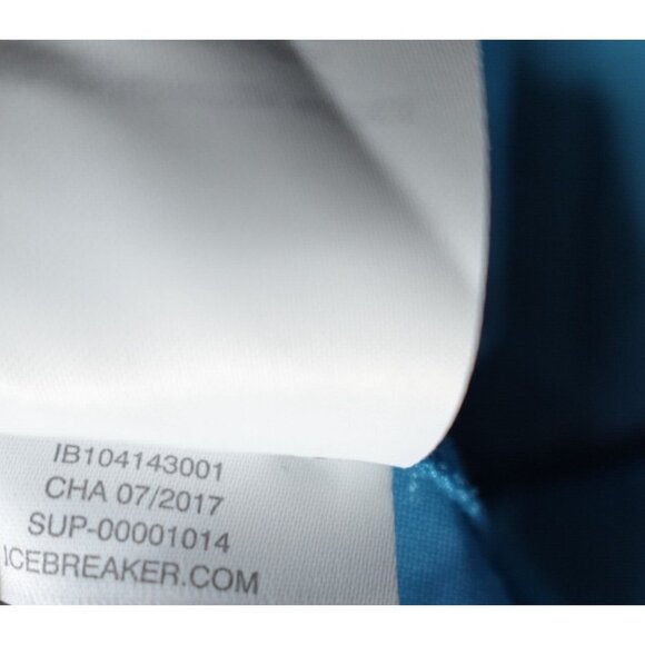 Icebreaker Merino Jacket Small Grey Blue  Anorak Wool Blend 1/4 Zip - Picture 5 of 10
